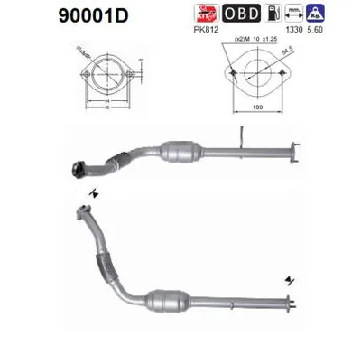 Catalytic Converter Ssangyong KYRON · Ssangyong ACTYON I