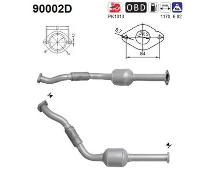 Catalytic Converter Ssangyong RODIUS I