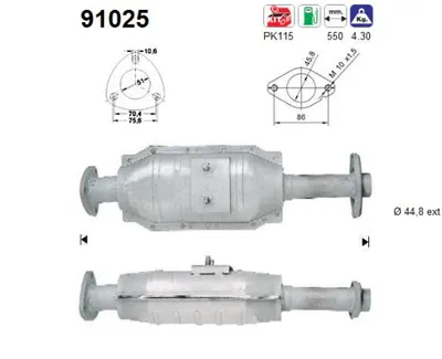 Catalytic Converter Suzuki VITARA Cabrio · Suzuki VITARA