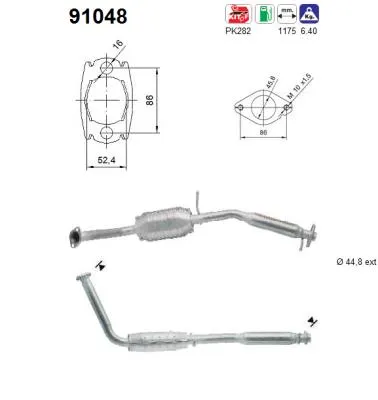 Catalytic Converter Suzuki JIMNY Closed Off-Road Vehicle
