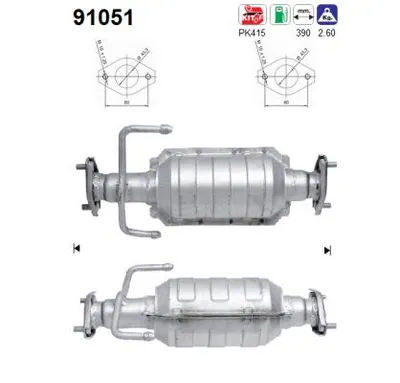 Catalytic Converter Suzuki ALTO IV