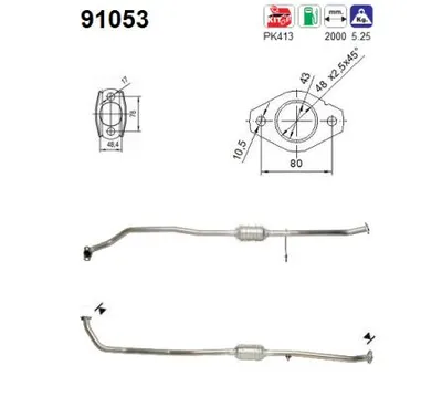 Catalytic Converter Suzuki WAGON R+ Hatchback