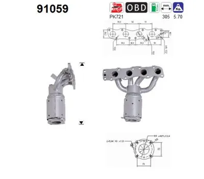 Catalytic Converter Suzuki IGNIS I