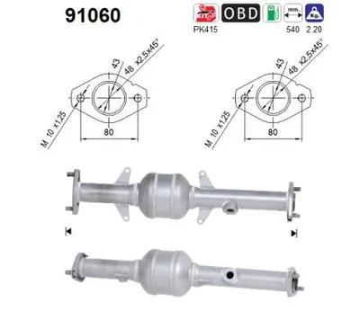 Catalytic Converter Suzuki ALTO VI