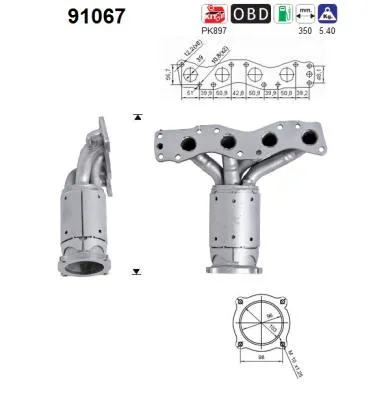 Catalytic Converter Suzuki SWIFT III