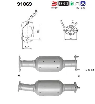 Catalytic Converter Suzuki LIANA Hatchback · Suzuki LIANA