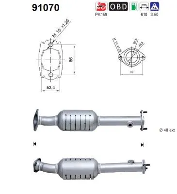 Catalytic Converter Suzuki LIANA Hatchback · Suzuki LIANA