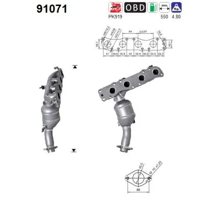 Catalytic Converter Suzuki JIMNY Closed Off-Road Vehicle · Suzuki JIMNY Open Off-Road Vehicle