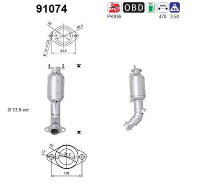 Catalytic Converter Suzuki GRAND VITARA II