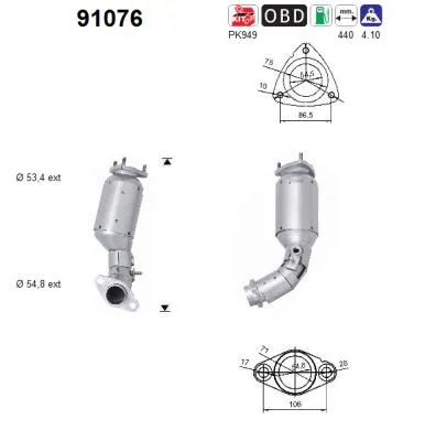 Catalytic Converter Suzuki GRAND VITARA I
