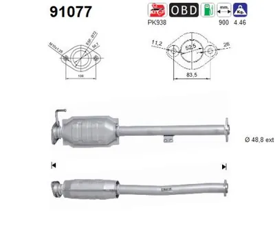 Catalytic Converter Suzuki GRAND VITARA I