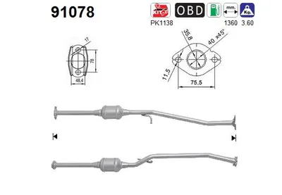 Catalytic Converter Suzuki ALTO VII