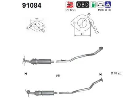Catalytic Converter Suzuki SWIFT III