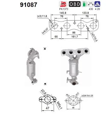 Catalytic Converter Suzuki IGNIS III · Suzuki SWIFT V
