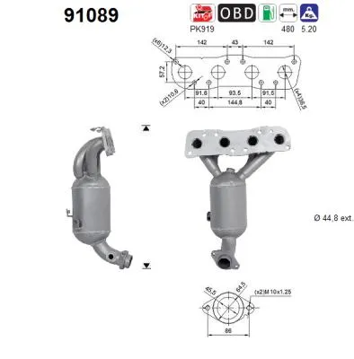 Catalytic Converter Suzuki SX4 S-CROSS · Suzuki VITARA