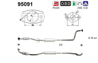 Catalytic Converter Toyota YARIS
