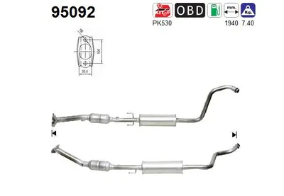 Catalytic Converter Toyota YARIS