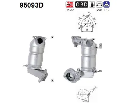 Catalytic Converter Toyota RAV 4 II