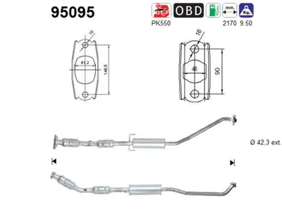 Catalytic Converter Toyota COROLLA · Toyota COROLLA Estate · Toyota COROLLA Saloon