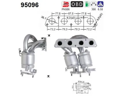 Catalytic Converter Toyota AVENSIS Liftback · Toyota AVENSIS · Toyota AVENSIS Estate