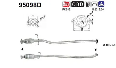 Catalytic Converter Toyota RAV 4 II