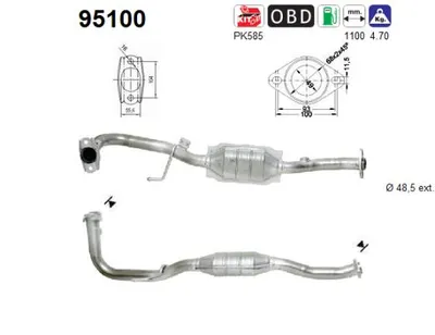 Catalytic Converter Toyota AVENSIS Liftback · Toyota AVENSIS · Toyota AVENSIS Estate
