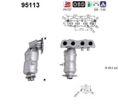 Catalytic Converter Toyota YARIS