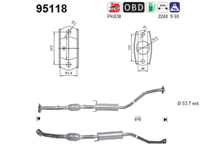 Catalytic Converter Toyota CELICA Coupe