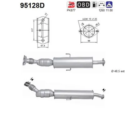 Catalytic Converter Toyota AURIS