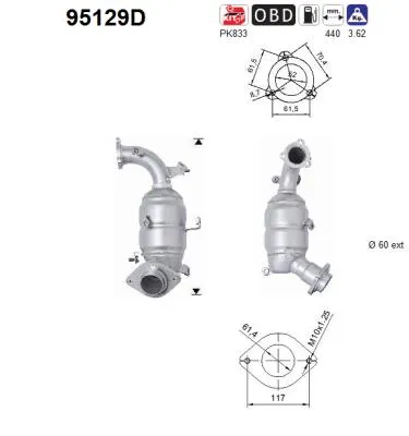 Catalytic Converter Toyota RAV 4 III