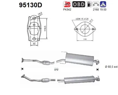 Catalytic Converter Toyota RAV 4 III