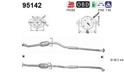 Catalytic Converter Toyota RAV 4 II