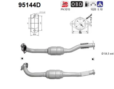 Catalytic Converter Toyota HILUX VI Pickup · Toyota HIACE IV Bus · Toyota HIACE V Van
