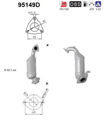 Catalytic Converter Toyota YARIS