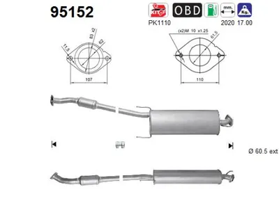 Catalytic Converter Toyota RAV 4 III