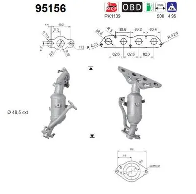 Catalytic Converter Toyota YARIS · Toyota YARIS Hatchback Van