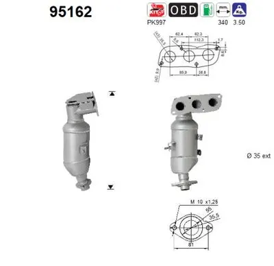 Catalytic Converter Toyota YARIS