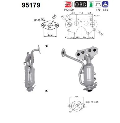 Catalytic Converter Toyota YARIS · Toyota YARIS Hatchback Van