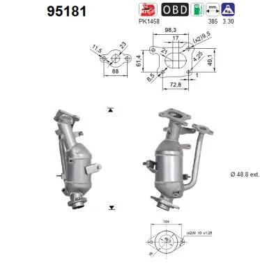 Catalytic Converter Toyota YARIS · Toyota YARIS CROSS · Toyota COROLLA Saloon