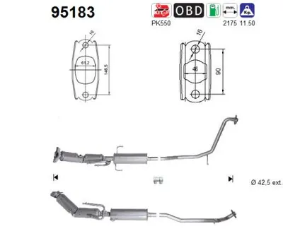 Catalytic Converter Toyota PRIUS · Toyota PRIUS PHV