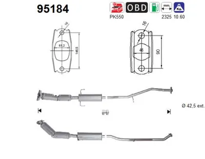 Catalytic Converter Toyota PRIUS PLUS · Toyota PRIUS PLUS VAN
