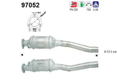 Catalytic Converter Volvo 740 · Volvo 740 Kombi · Volvo 940