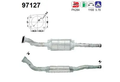 Catalytic Converter Volvo 850 · Volvo 850 Estate