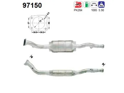 Catalytic Converter Volvo 850 · Volvo 850 Estate