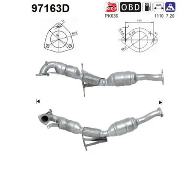 Catalytic Converter Volvo S80 I · Volvo V70 II · Volvo S60 I