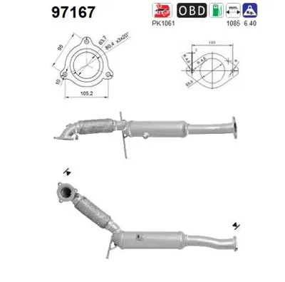 Catalytic Converter Volvo XC70 I Cross Country · Volvo S60 I · Volvo V70 II
