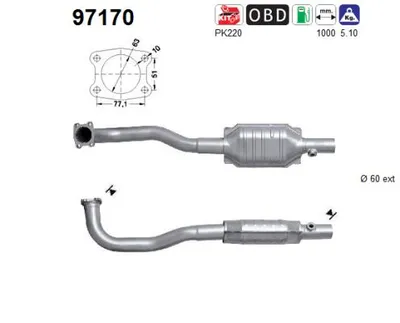 Catalytic Converter Volvo S40 I · Volvo V40 Estate