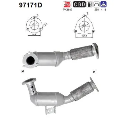 Catalytic Converter Volvo S80 II · Volvo V70 III · Volvo XC70 II