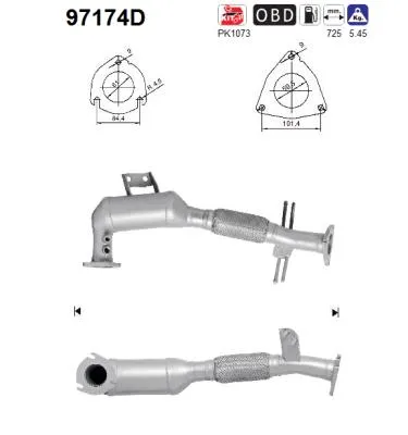 Catalytic Converter Volvo C70 II Convertible · Volvo C30 · Volvo S40 II