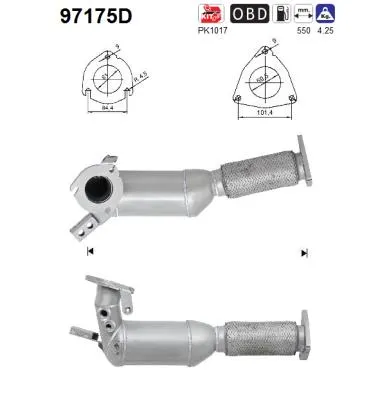 Catalytic Converter Volvo V70 II · Volvo S60 I